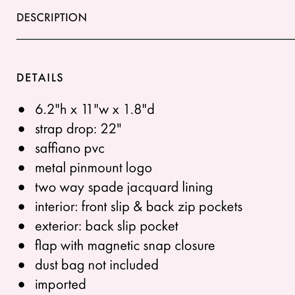 Kate Spade Laurel Way Greer Crossbody in Bright Carnation - Picture 5 of 5